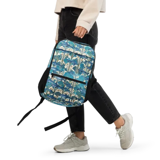Art Deco Reef on a Utility Backpack