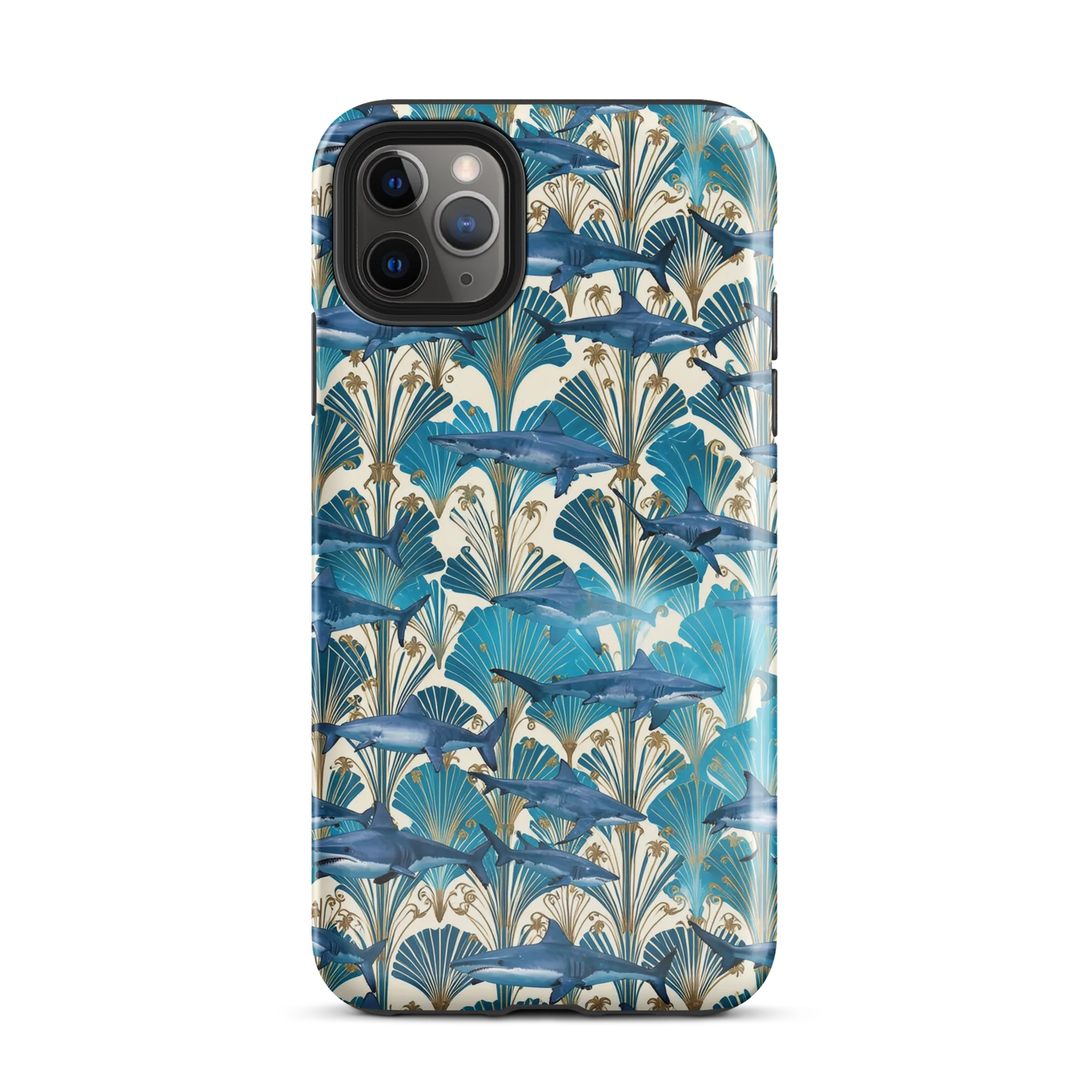Art Deco Reef on Tough Case for iPhone® — Front