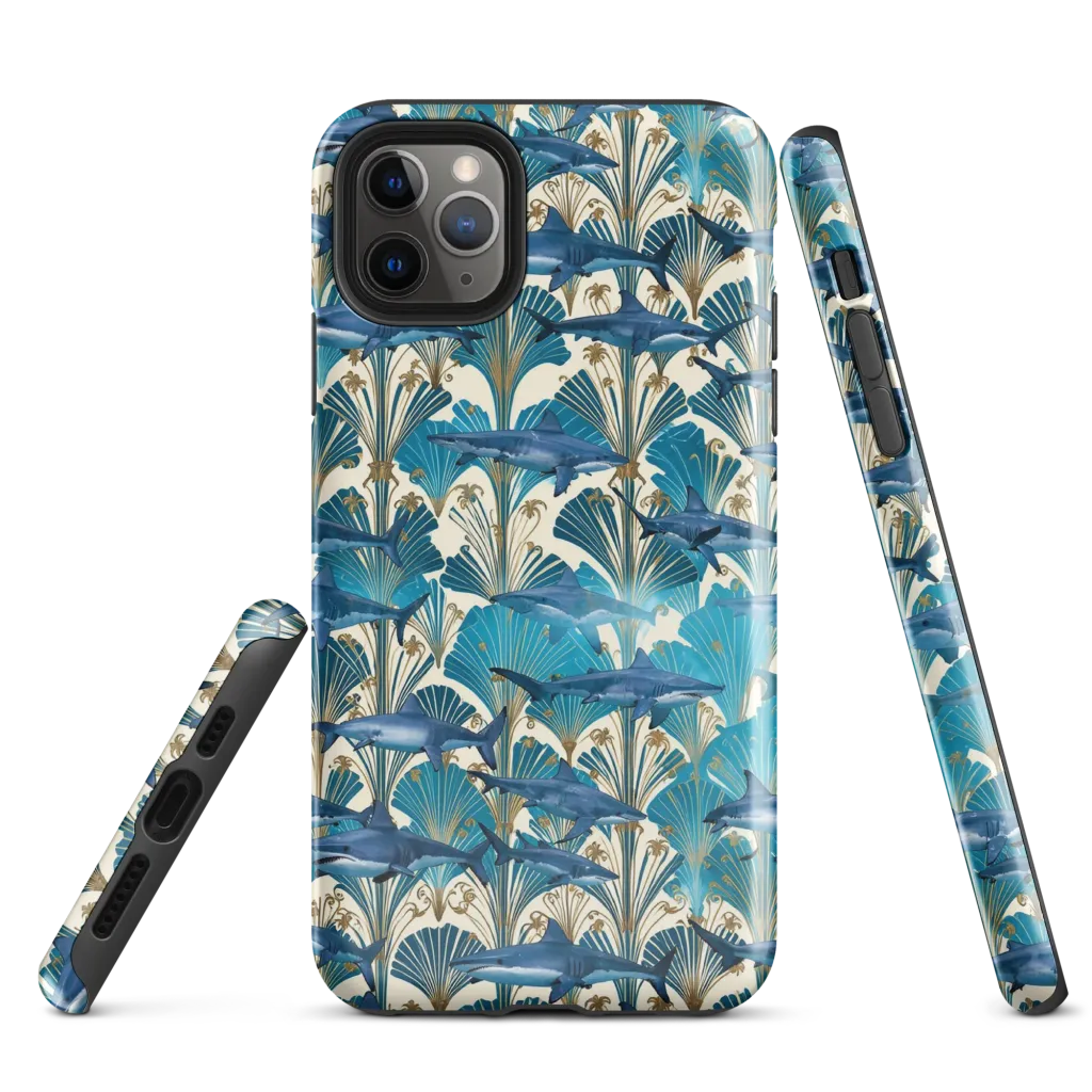 Art Deco Reef on Tough Case for iPhone® — Front