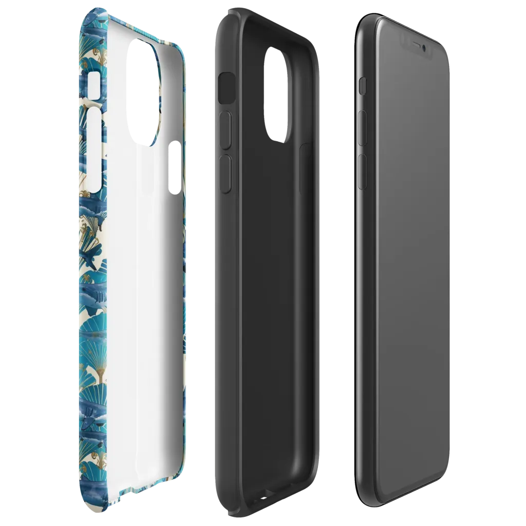 Art Deco Reef on Tough Case for iPhone® — Right