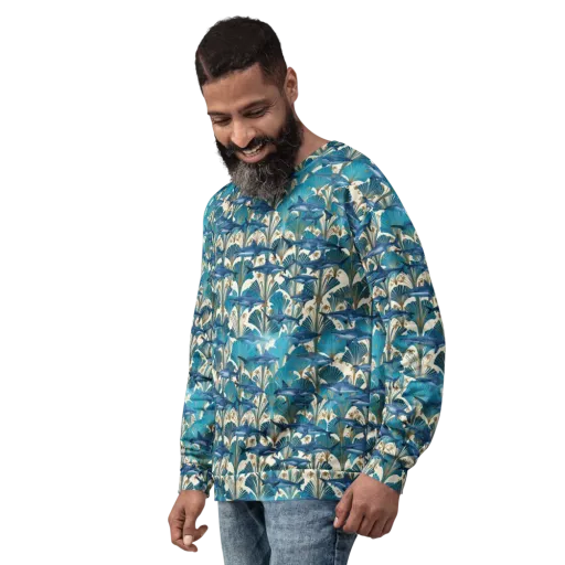 Art Deco Reef on a Sweatshirt