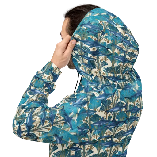 Art Deco Reef on a Hoodie