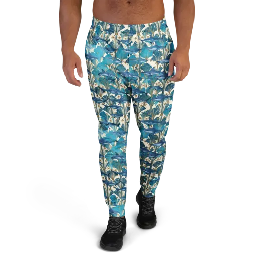 Art Deco Reef on a Men's Joggers