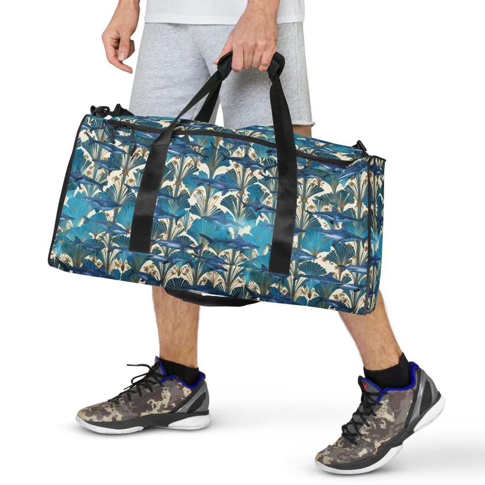 Art Deco Reef on Duffle Bag — Front