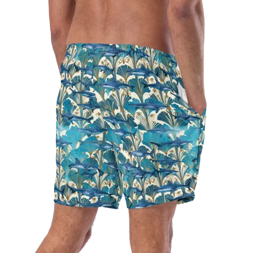 Art Deco Reef on a Swim Trunks