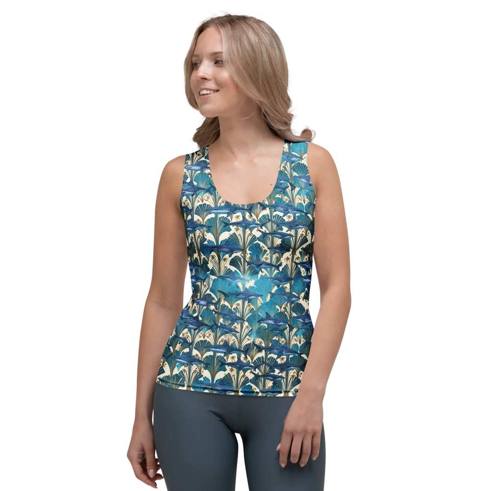 Art Deco Reef on Women's Tank Top — Front