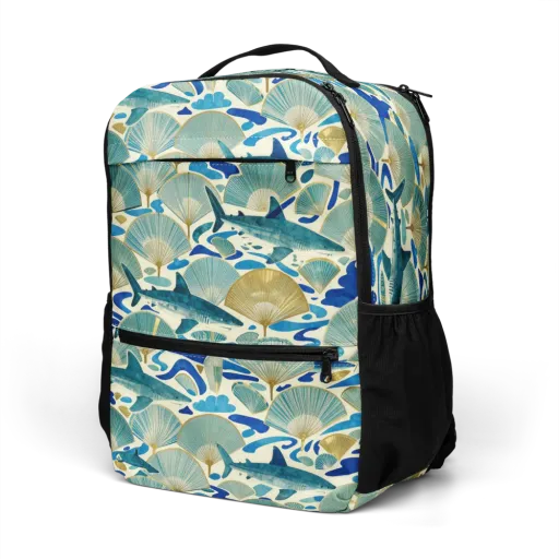 Tidal Ginkgo on a Utility Backpack