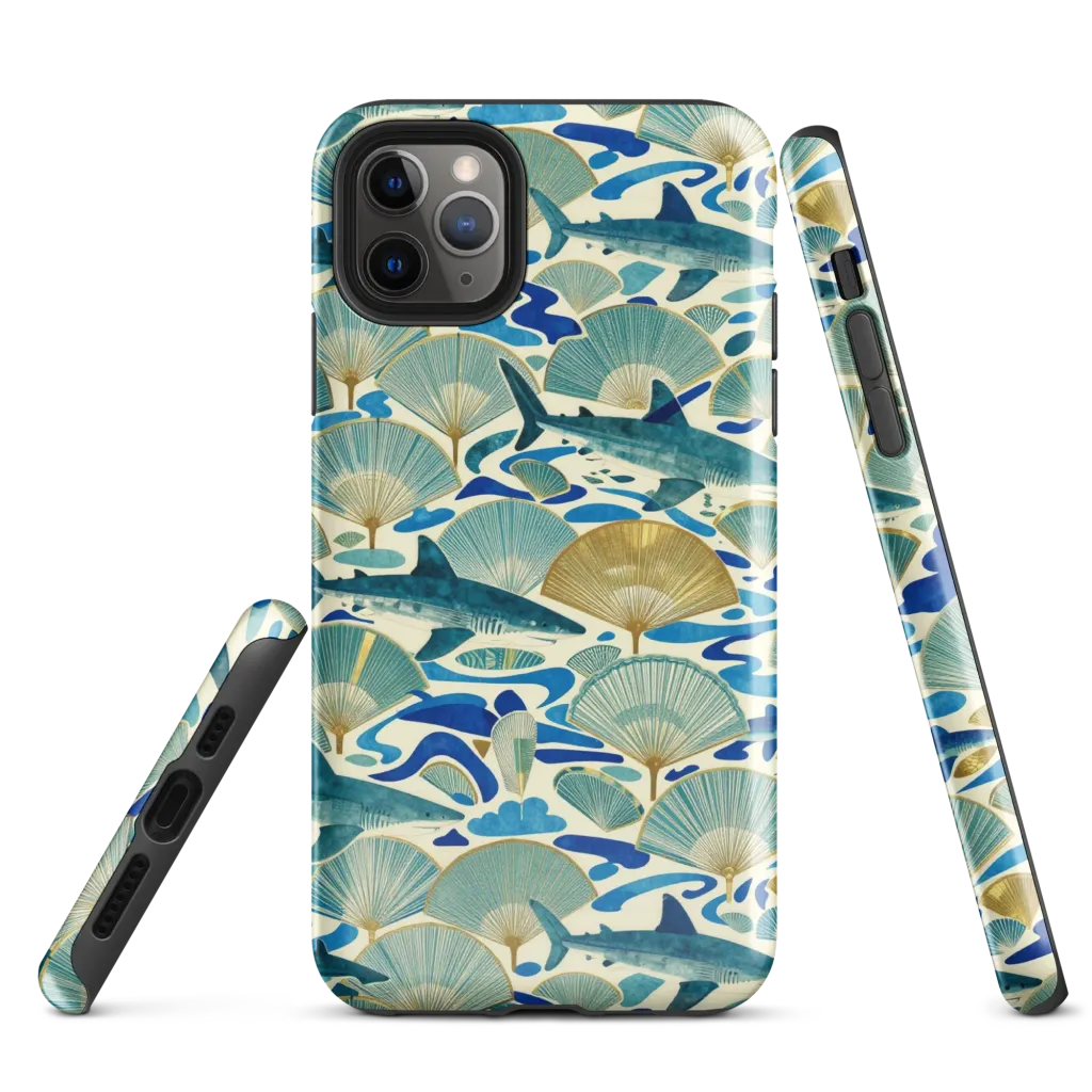 Tidal Ginkgo on Tough Case for iPhone® — Front