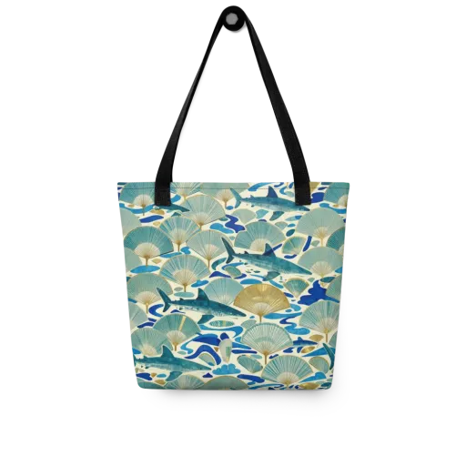 Tidal Ginkgo on a Tote Bag