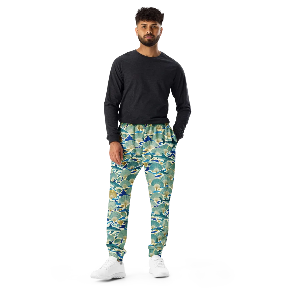 Tidal Ginkgo on Men's Joggers — Front