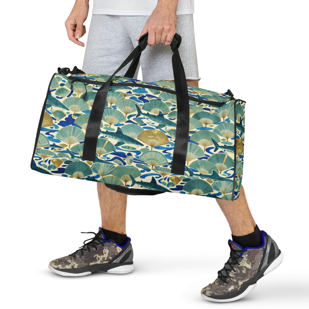 Tidal Ginkgo on Duffle Bag — Front