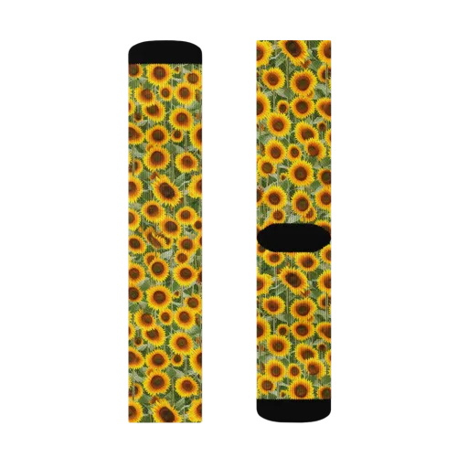 Sunflower Rush on a Socks