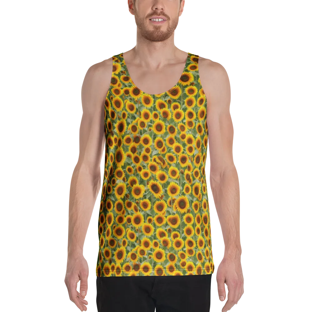 Sunflower Rush on Men's Tank Top — Front