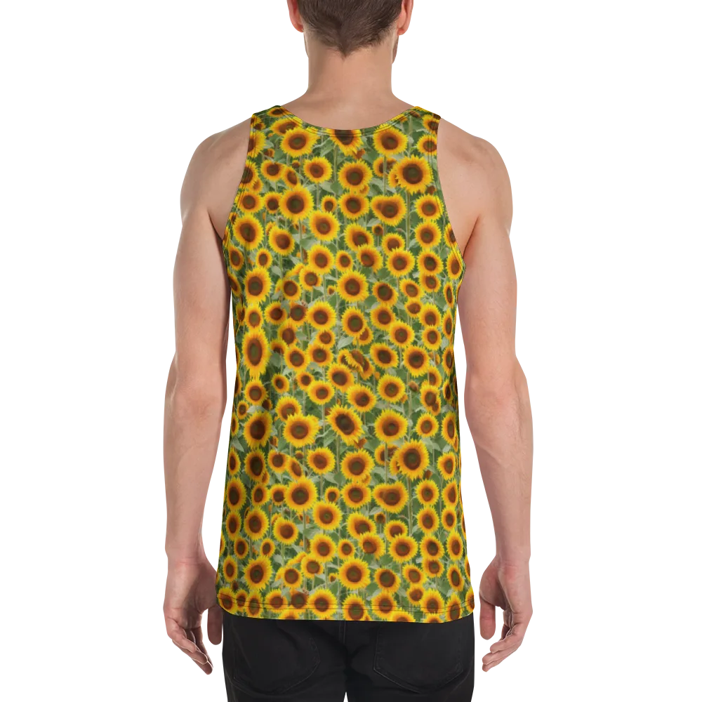 Sunflower Rush on Men's Tank Top — Back