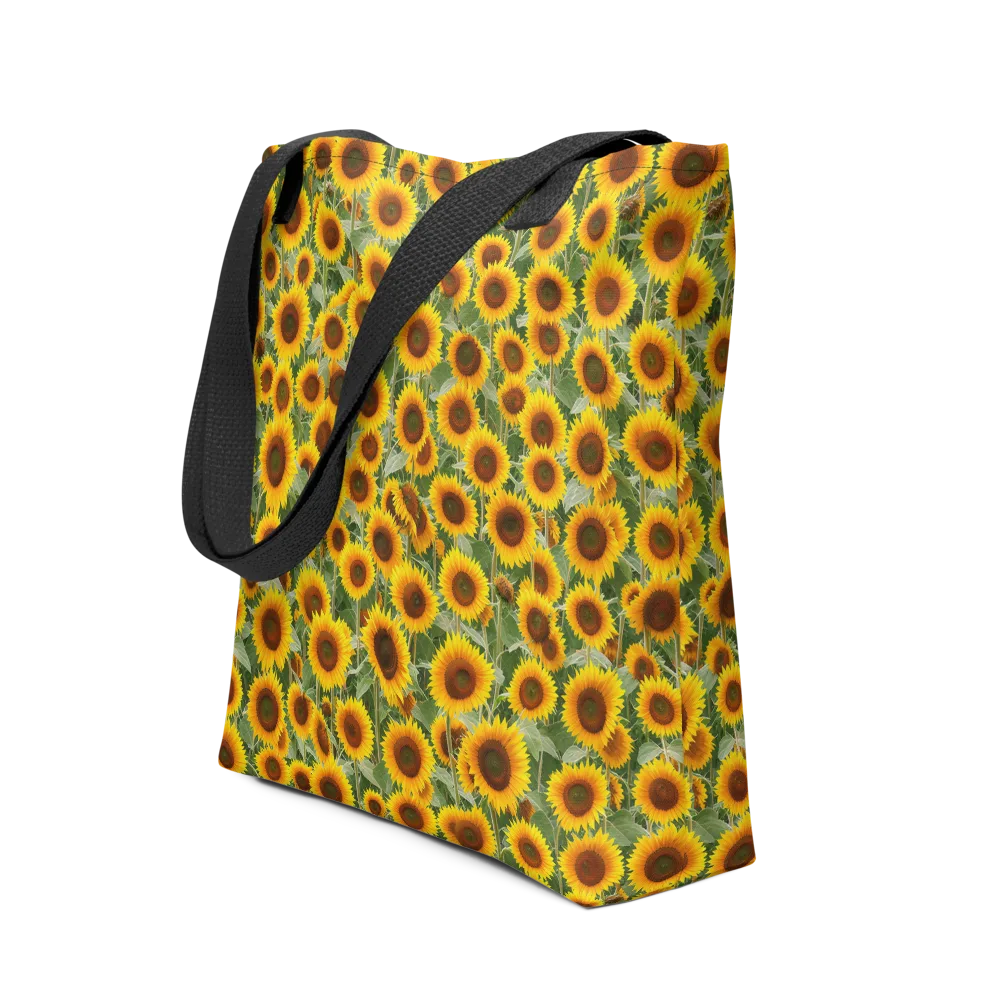 Sunflower Rush on Tote Bag — Front