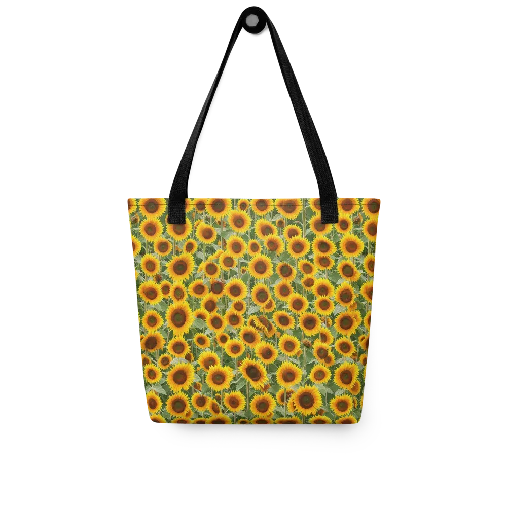 Sunflower Rush on Tote Bag — Front