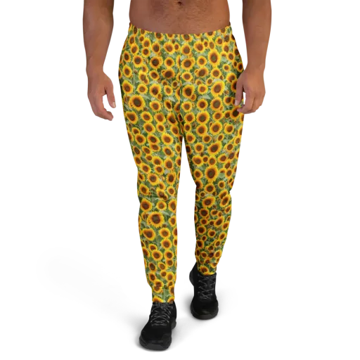 Sunflower Rush on a Men's Joggers
