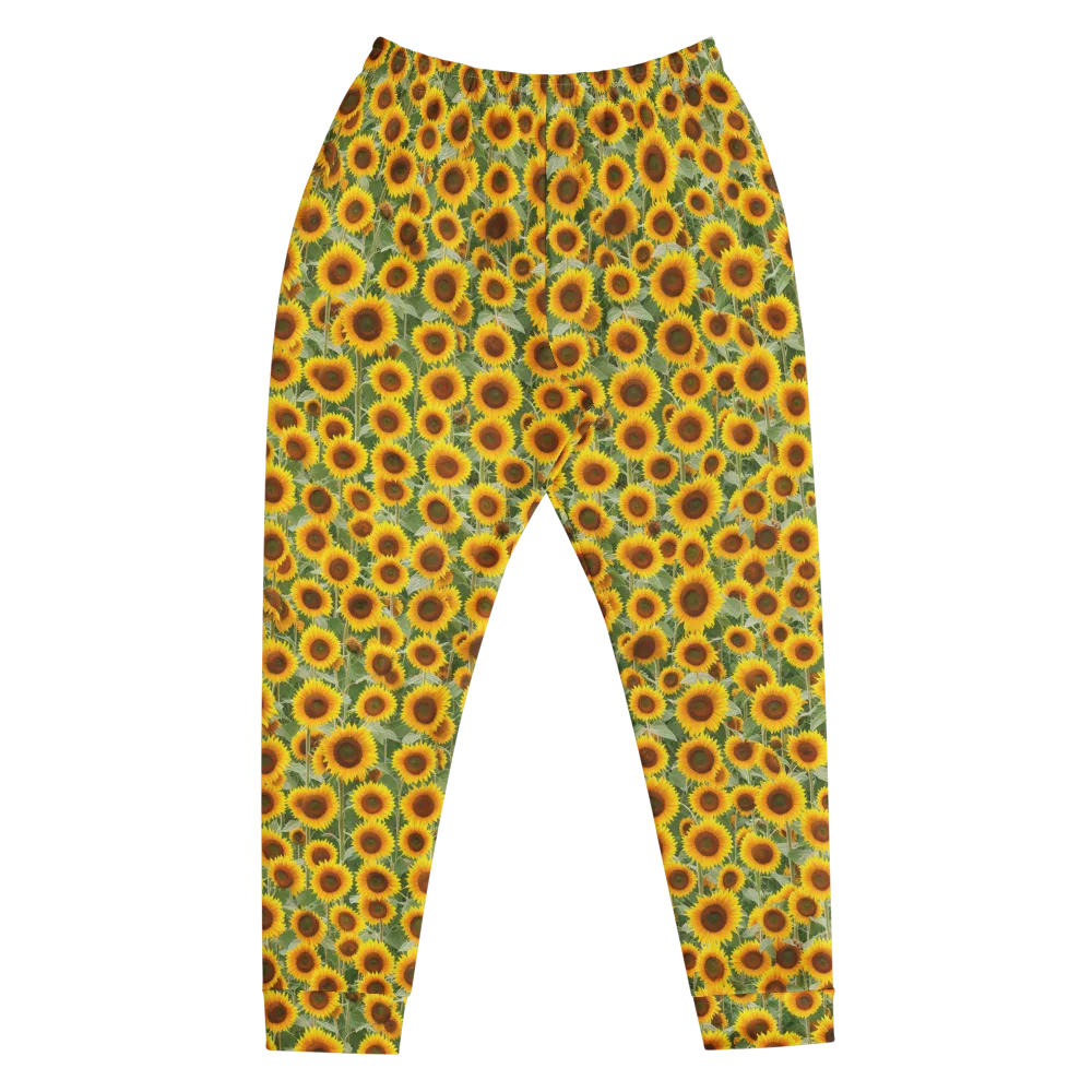 Sunflower Rush on Men's Joggers — Front