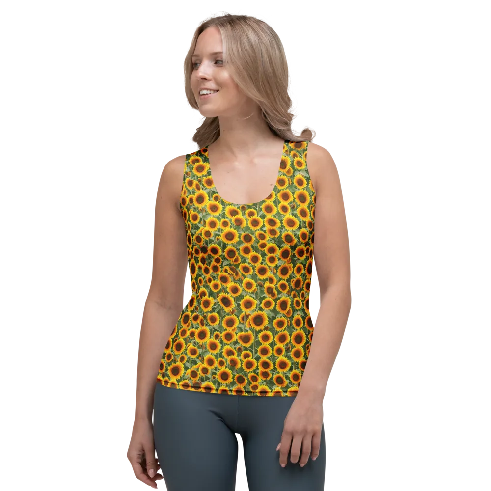 Sunflower Rush on Women's Tank Top — Front
