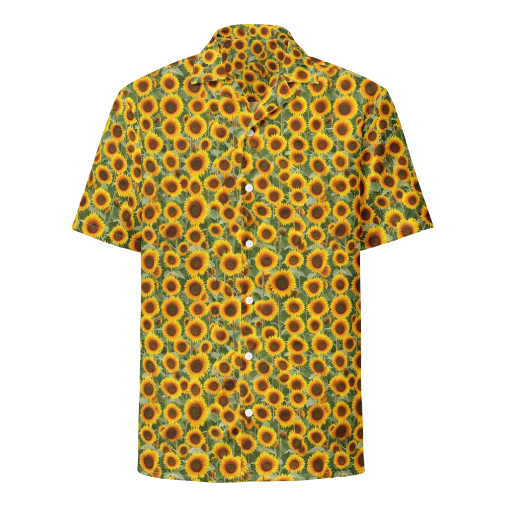 Sunflower Rush on Button Shirt — Front