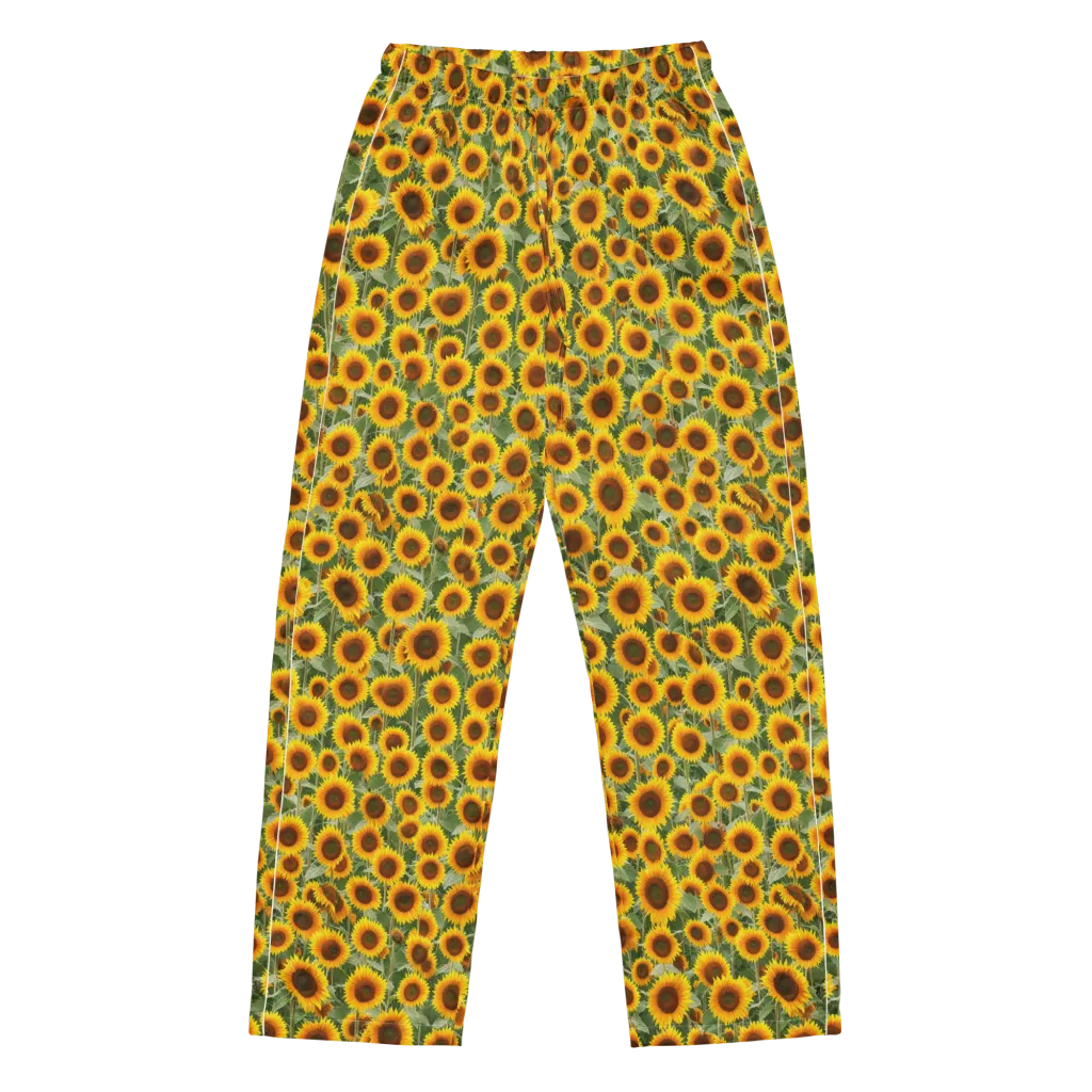 Sunflower Rush on Women's Pajama Pants — Front