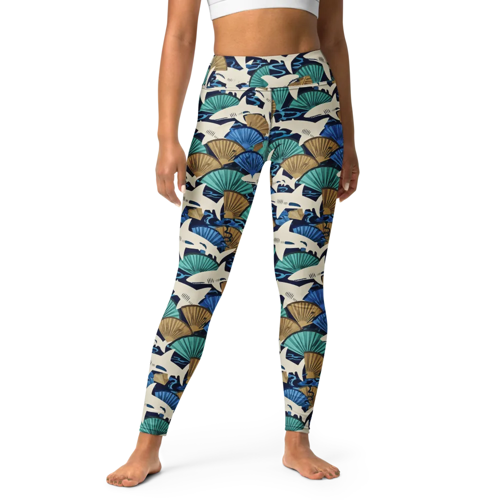 Tidal Fang on Yoga Leggings — Front