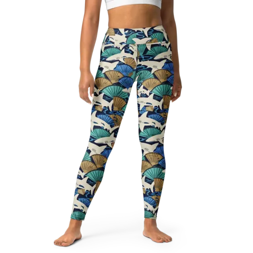 Tidal Fang on a Yoga Leggings