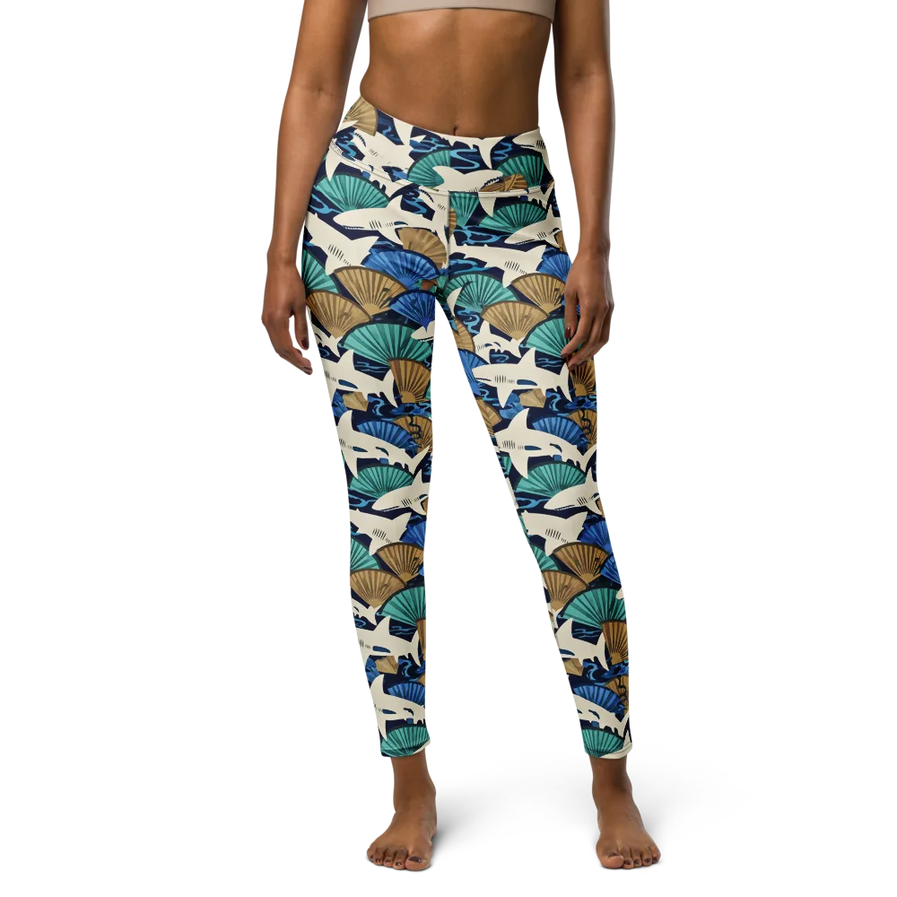 Tidal Fang on Yoga Leggings — Front