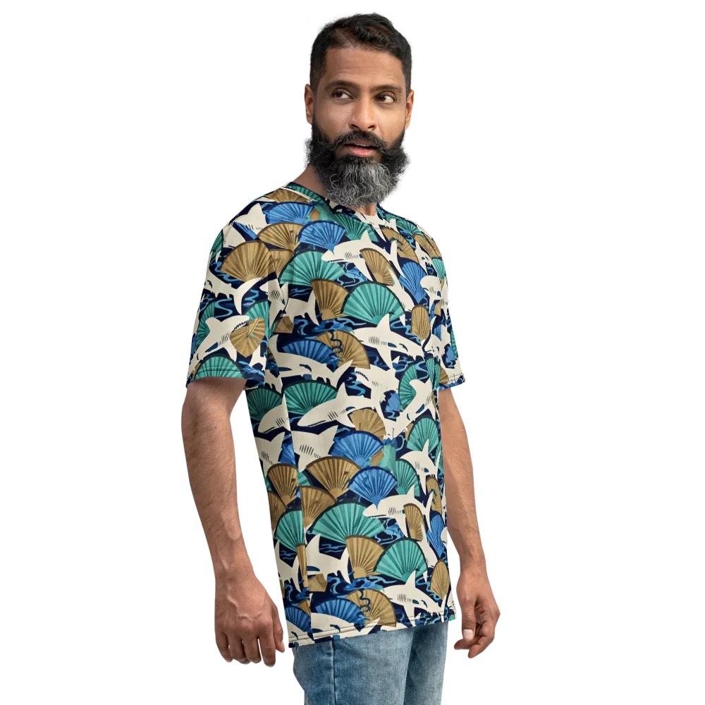 Tidal Fang on Men's Crew Neck T-Shirt — Right