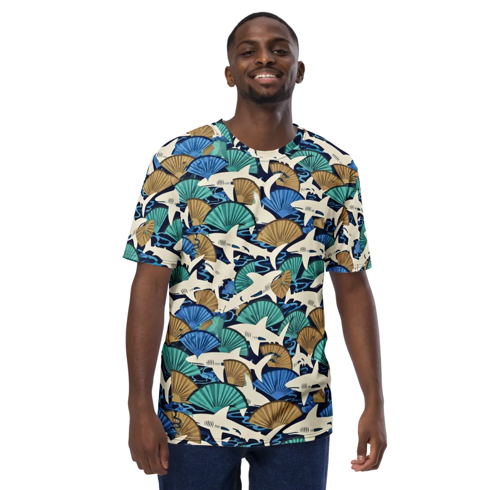 Tidal Fang on Men's Crew Neck T-Shirt — Front