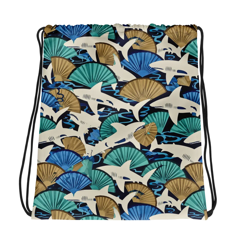 Tidal Fang on Drawstring Bag — Photo