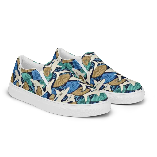 Tidal Fang on a Women's Slip-On Canvas Shoes