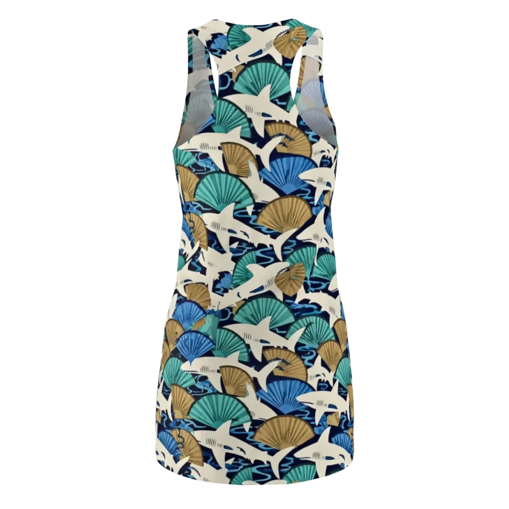 Tidal Fang on Racerback Dress — Back