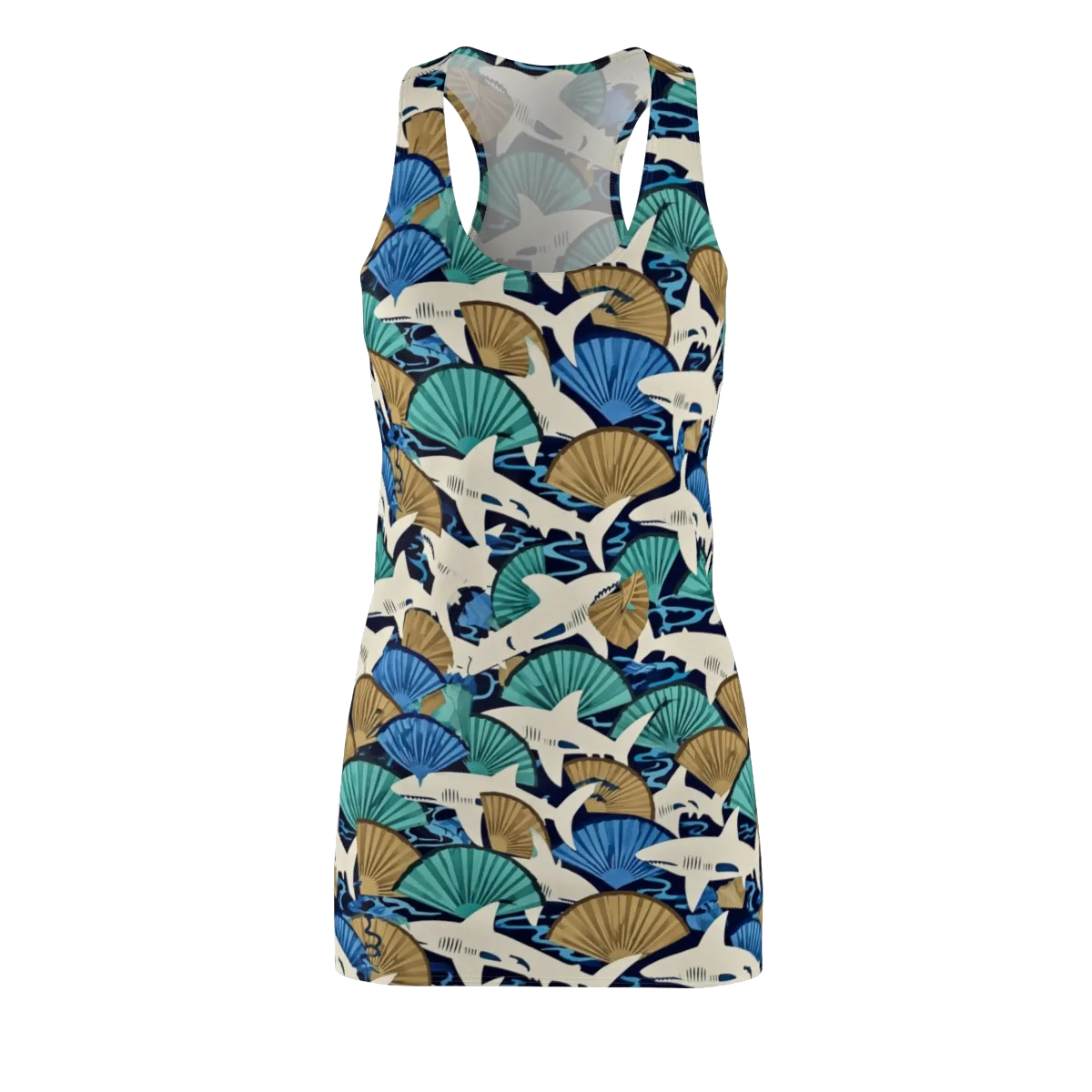 Tidal Fang on Racerback Dress — Front