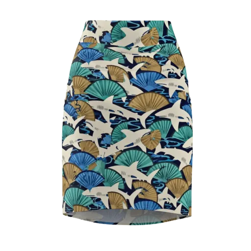 Tidal Fang on a Pencil Skirt
