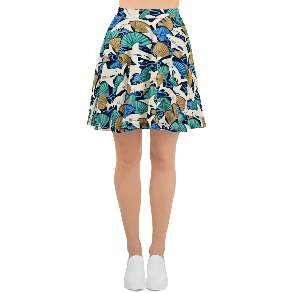 Tidal Fang on Skater Skirt — Front