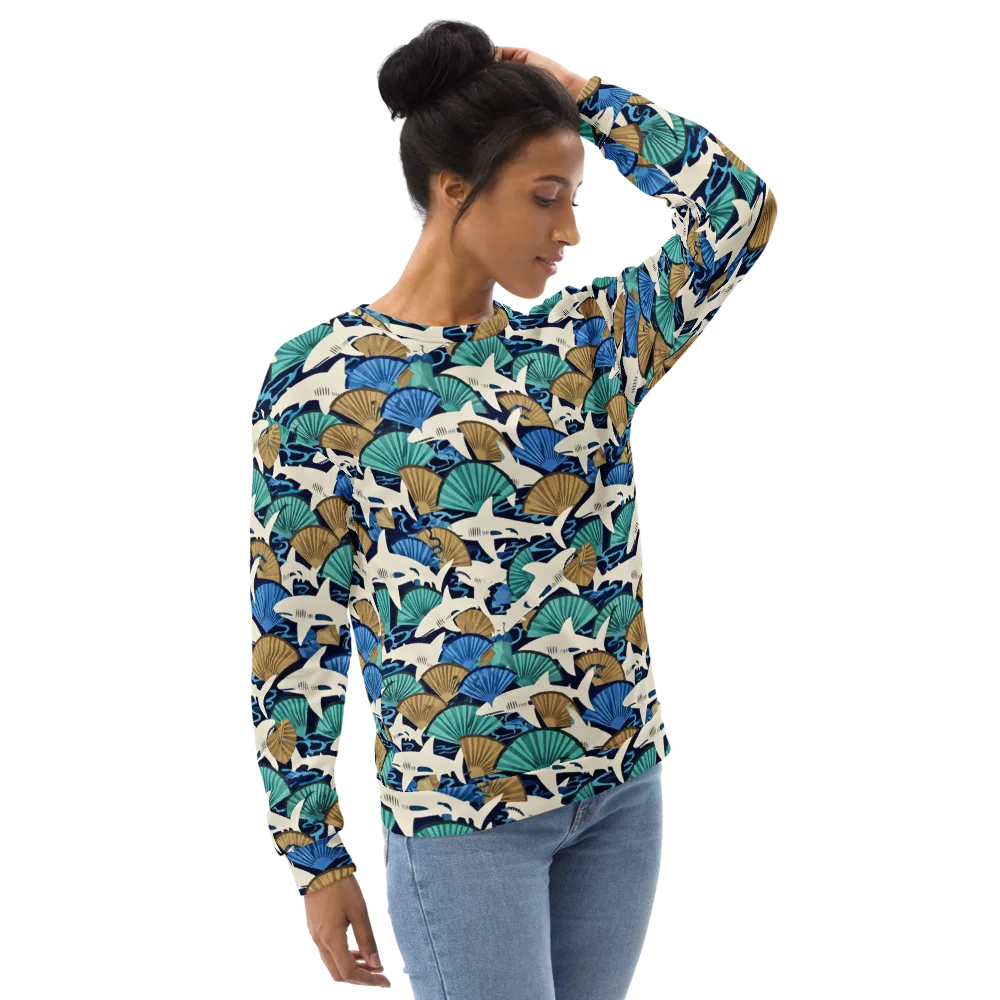 Tidal Fang on Sweatshirt — Right Front