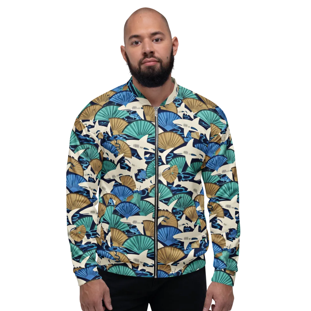 Tidal Fang on Bomber Jacket — Front