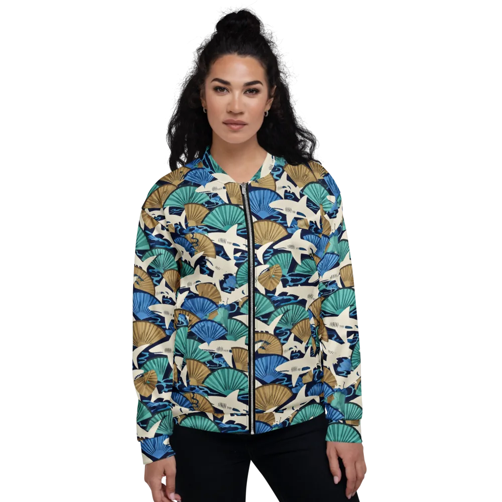 Tidal Fang on Bomber Jacket — Front