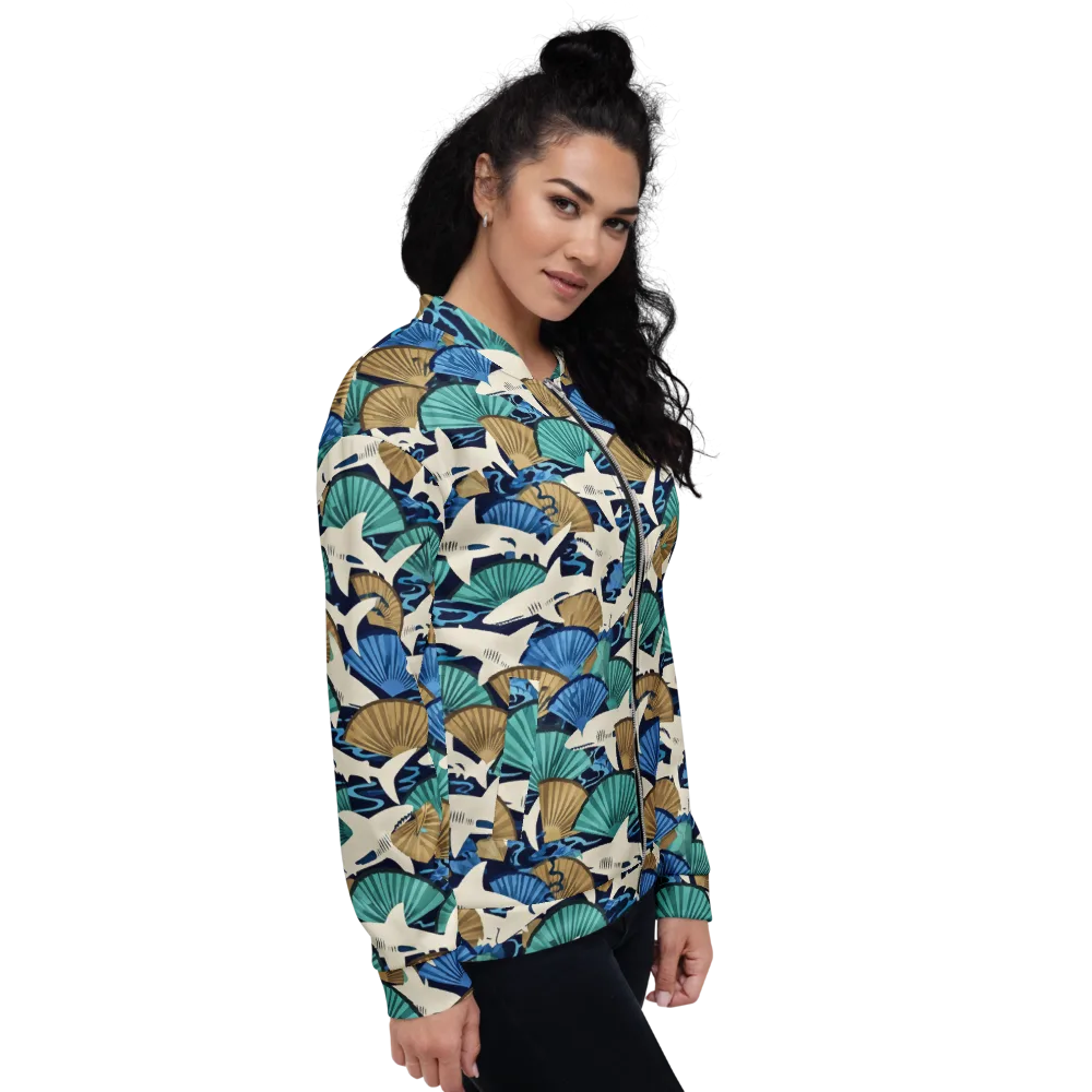 Tidal Fang on Bomber Jacket — Right