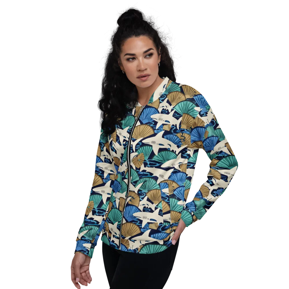 Tidal Fang on Bomber Jacket — Left