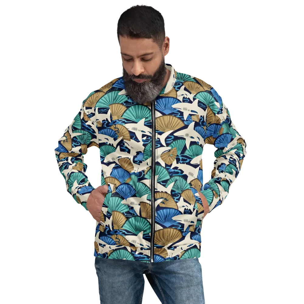 Tidal Fang on Bomber Jacket — Front