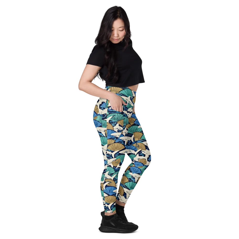 Tidal Fang on Leggings with Pockets — Right