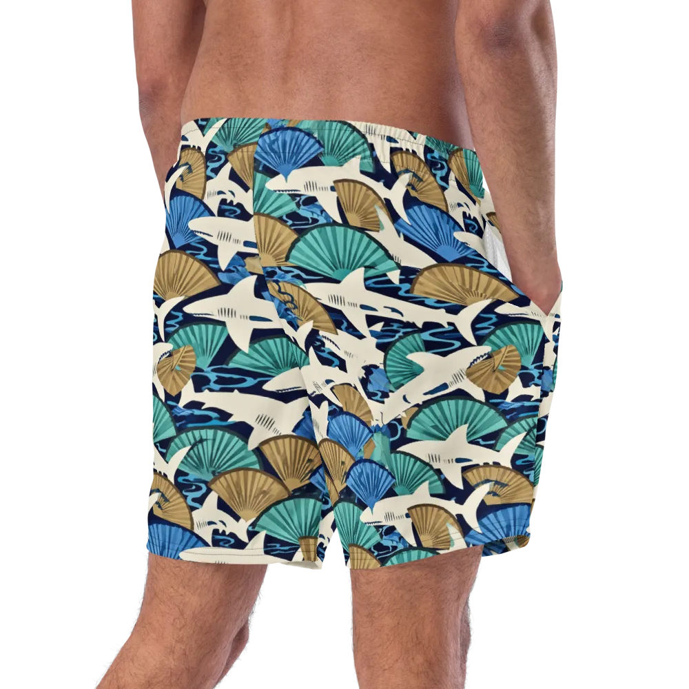 Tidal Fang on Swim Trunks — Right Back