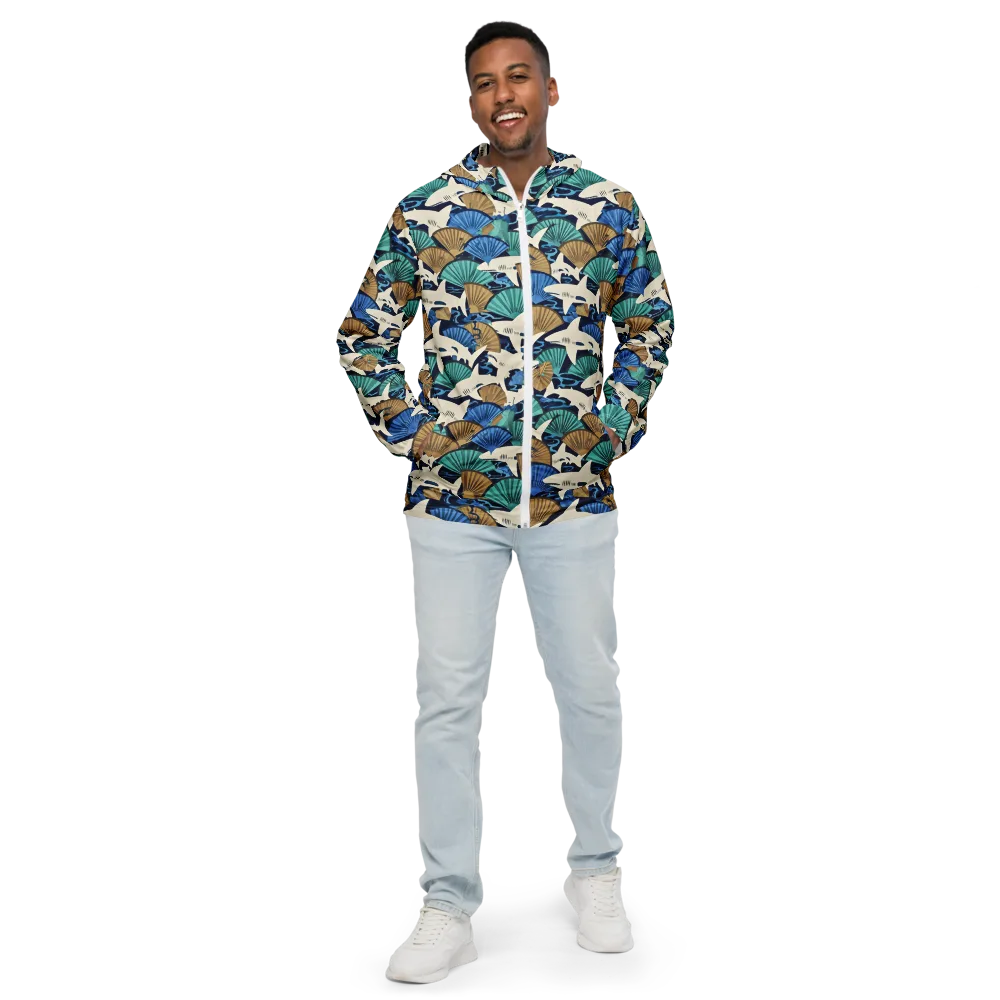 Tidal Fang on Men's Windbreaker — Front
