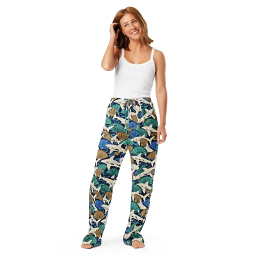 Tidal Fang on a Women's Pajama Pants