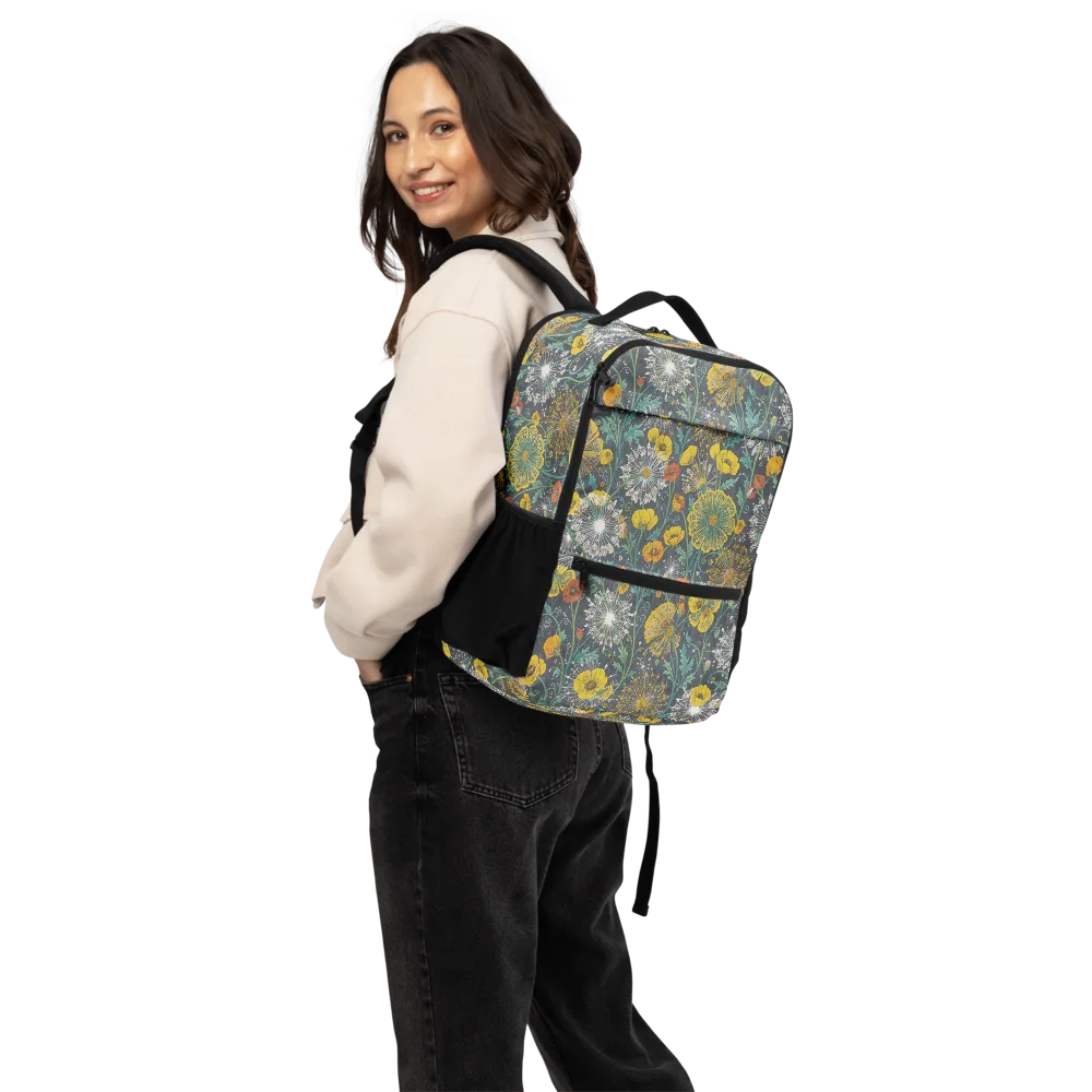 Poppy Cipher on Utility Backpack — Back
