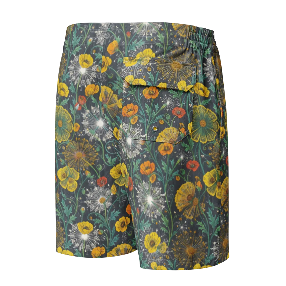 Poppy Cipher on Men's Board Shorts — Back
