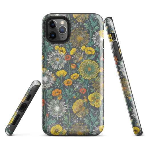 Poppy Cipher on a Tough Case for iPhone®