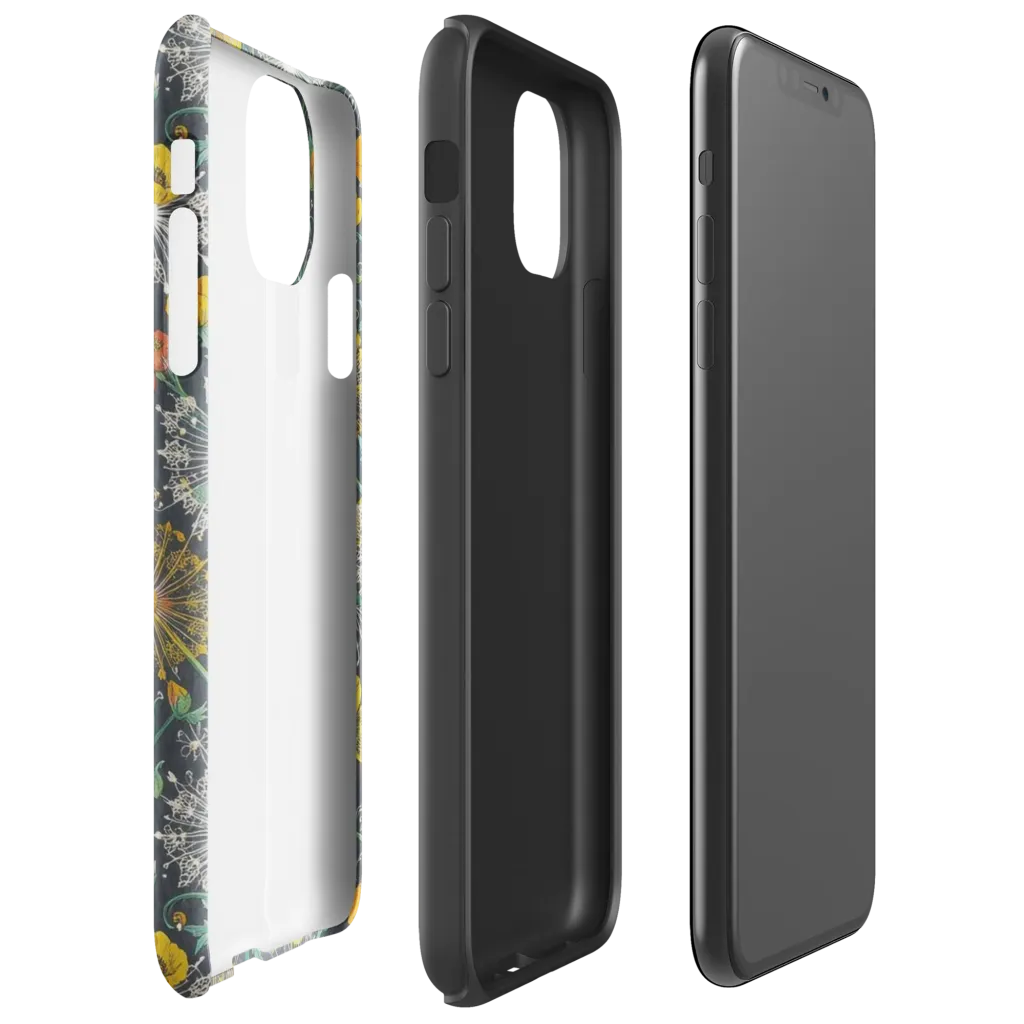 Poppy Cipher on Tough Case for iPhone® — Right